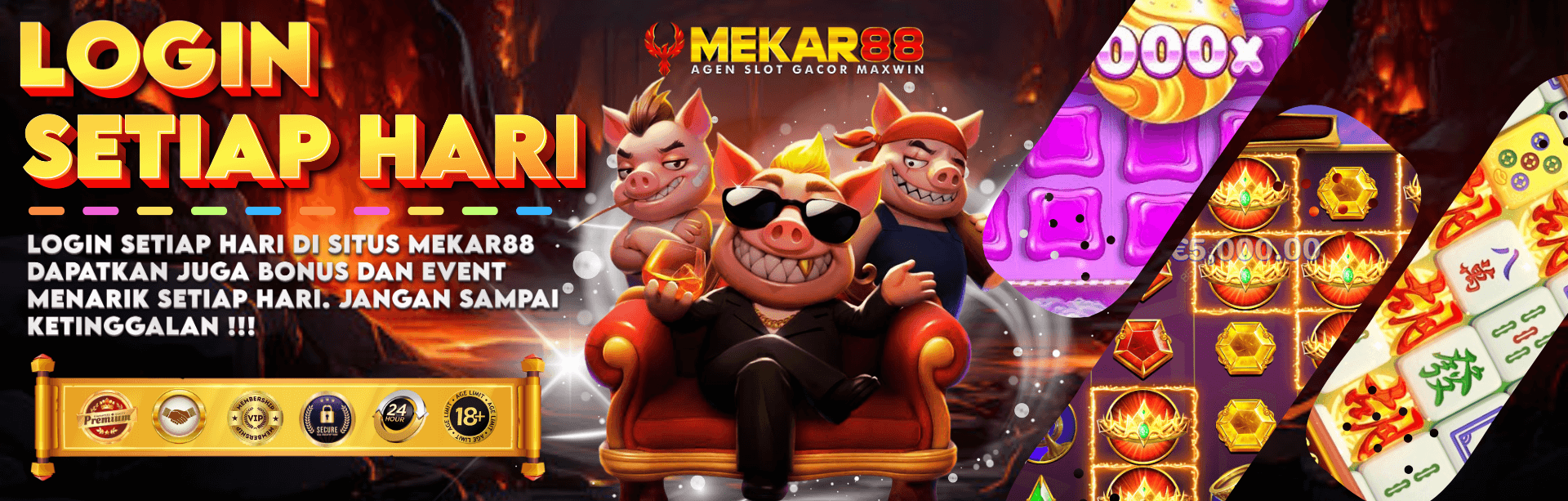 LOGIN SETIAP HARI DI MEKAR88