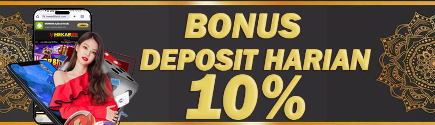 BONUS HARIAN 10%